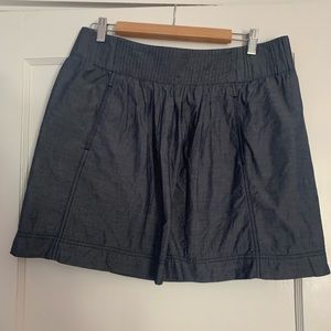 J.crew L chambray skirt with pockets! So comfy